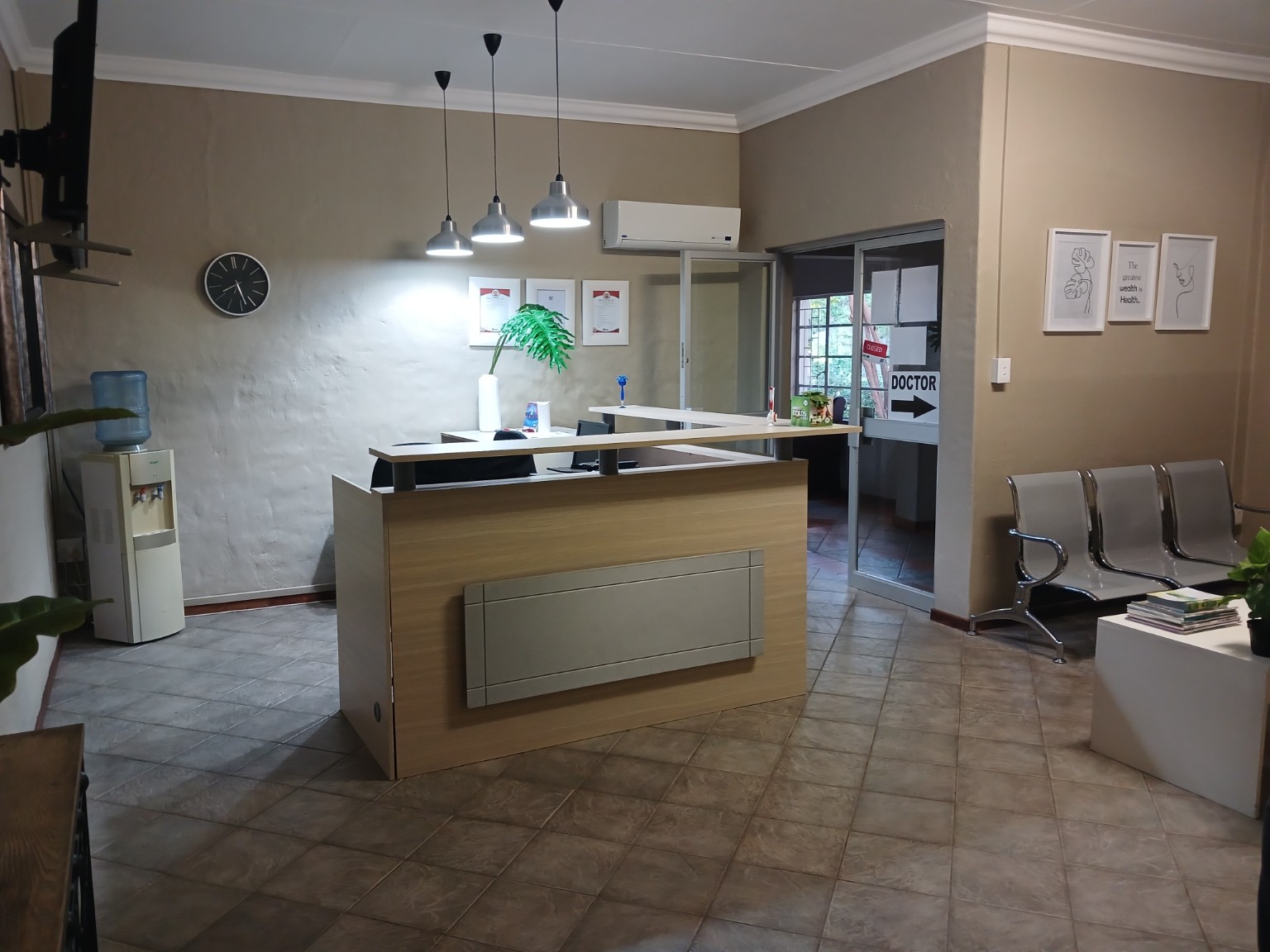 Reception area at Hardap Family Practice